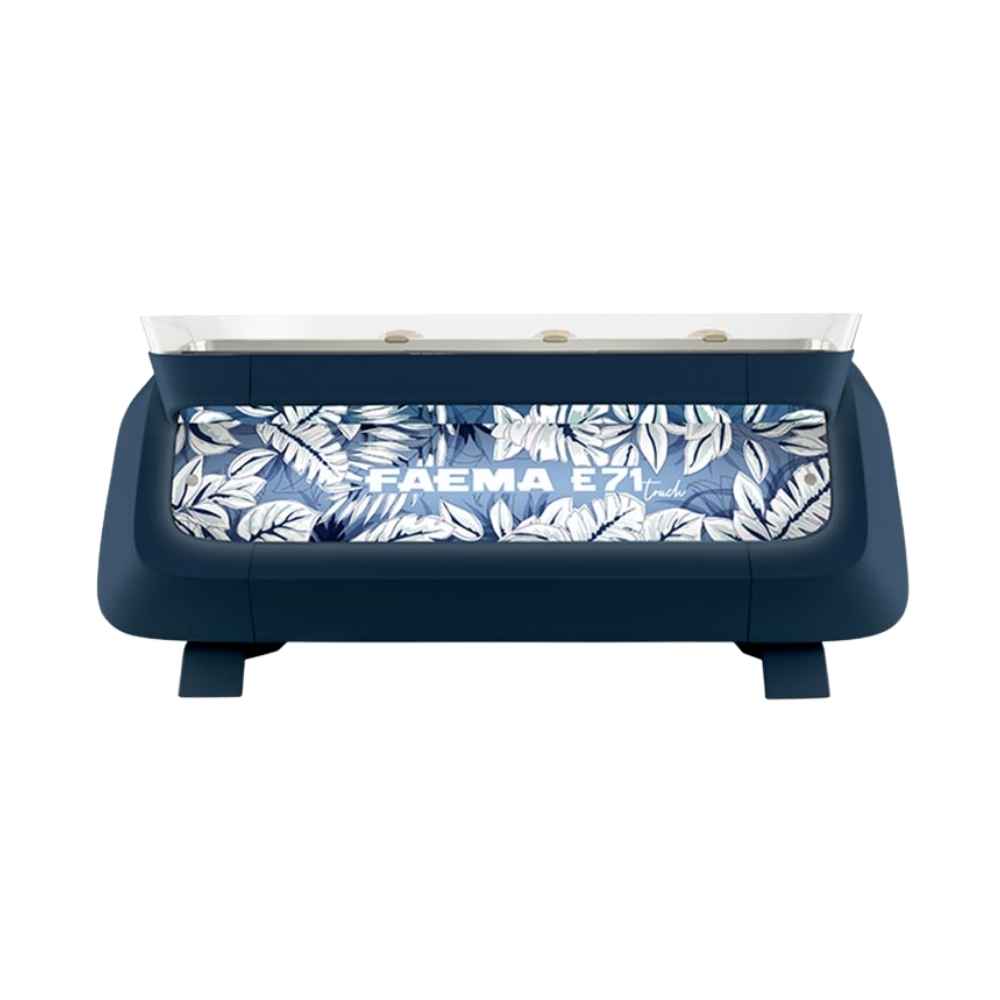 aema E71A3 Touch Blue Pearl Tam Otomatik Espresso Kahve Makinesi, 3 Gruplu